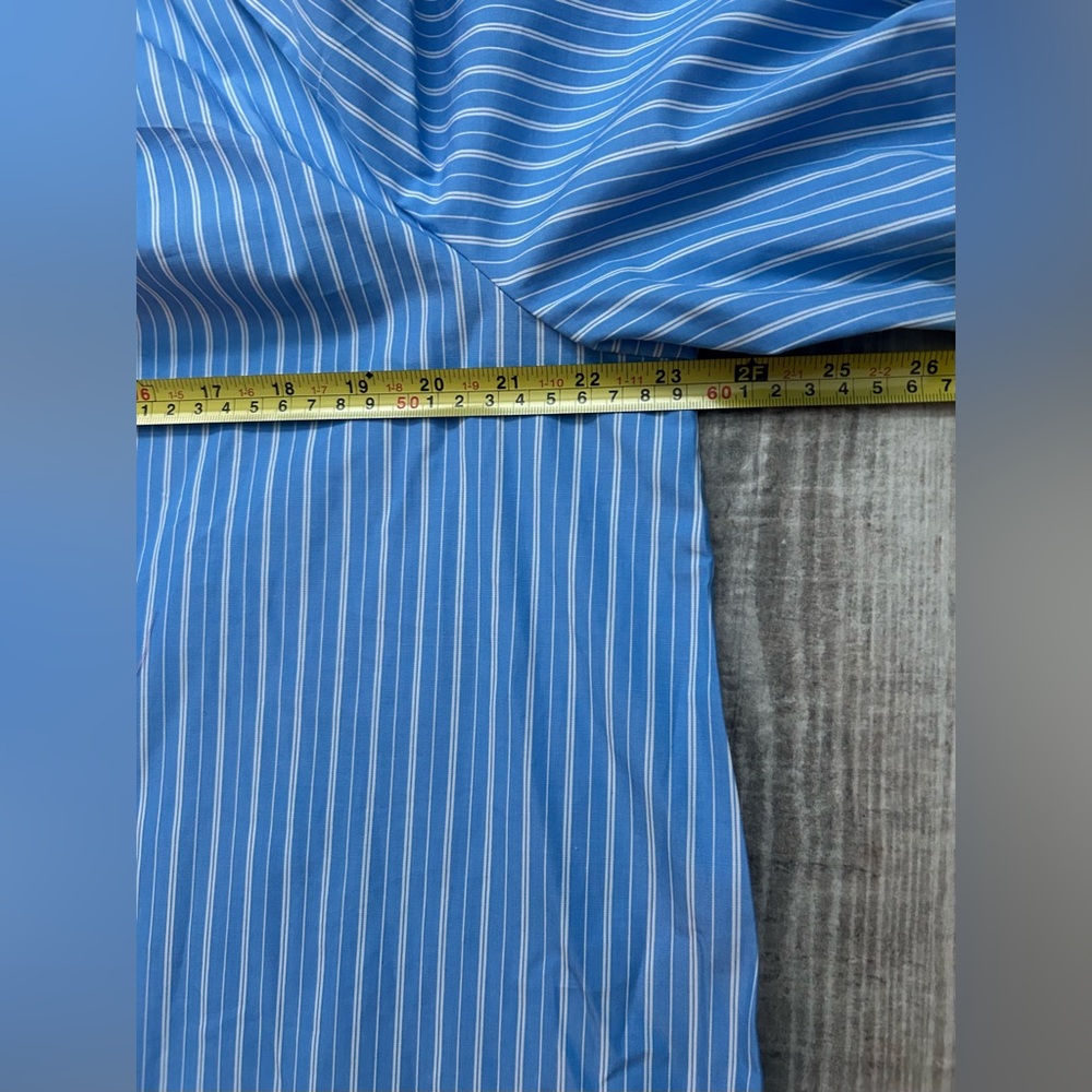 Free Assembly Gathered Neck Cotton Top w/ Long Tie Sleeves Large NWT - Picture 9 of 10